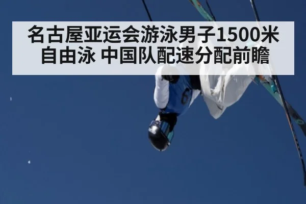 名古屋亚运会游泳男子1500米自由泳 中国队配速分配前瞻